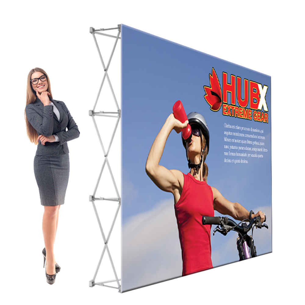 10ft Pop Up Display for Trade Shows Step and Repeat Backdrops