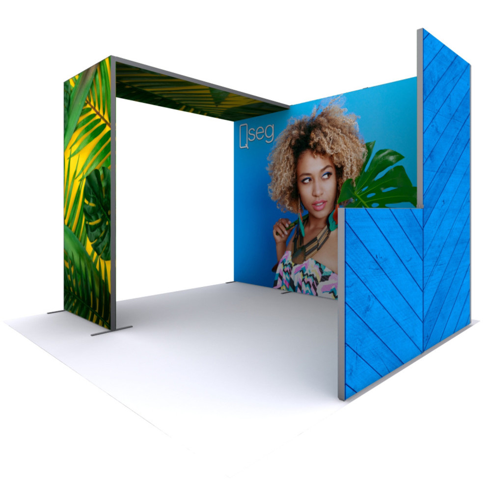 10ft x 10ft QSEG Arched Trade Show Booth Display Shop